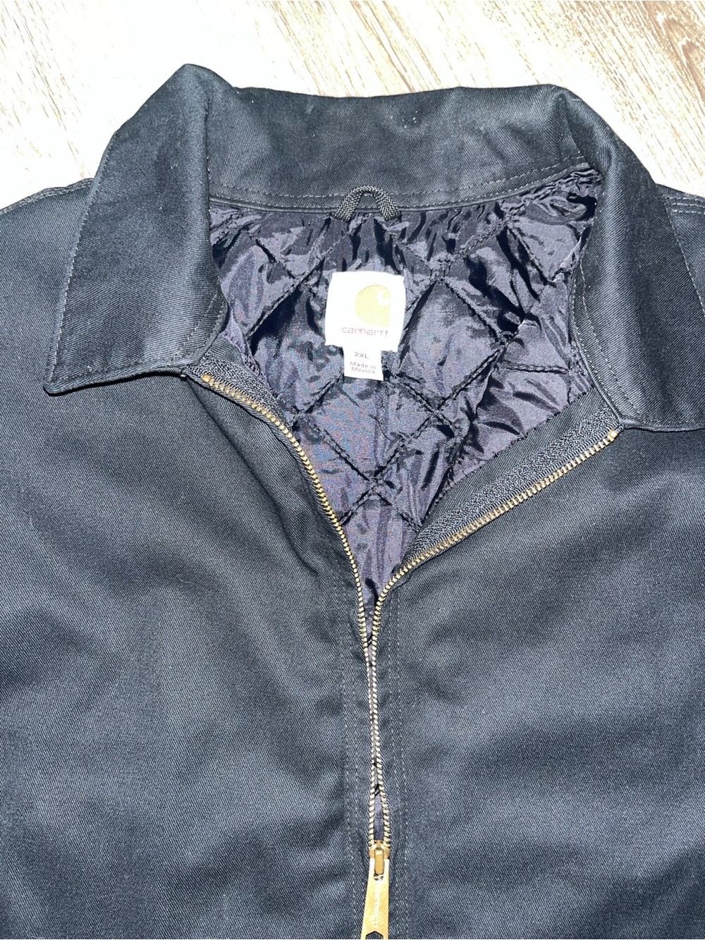 Vintage Carhartt Detroit style twill work jacket - never worn!! $50! - Picture 6 of 8